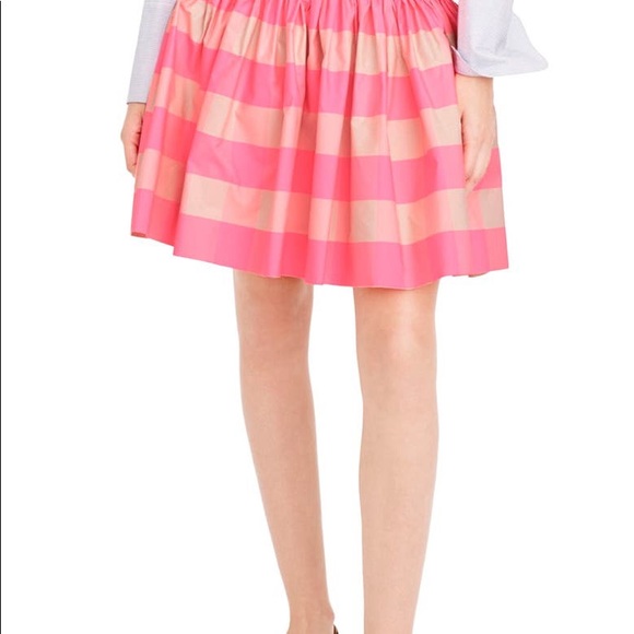 J.Crew hot pink taffeta drop waist skirt 6 NWT - Picture 2 of 10